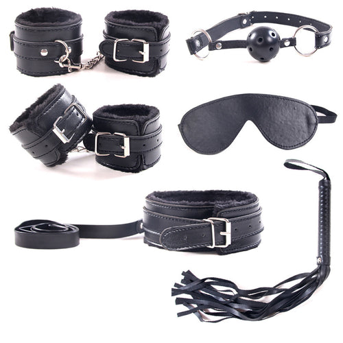 7-Piece Plush Bondage Adult Toy Set